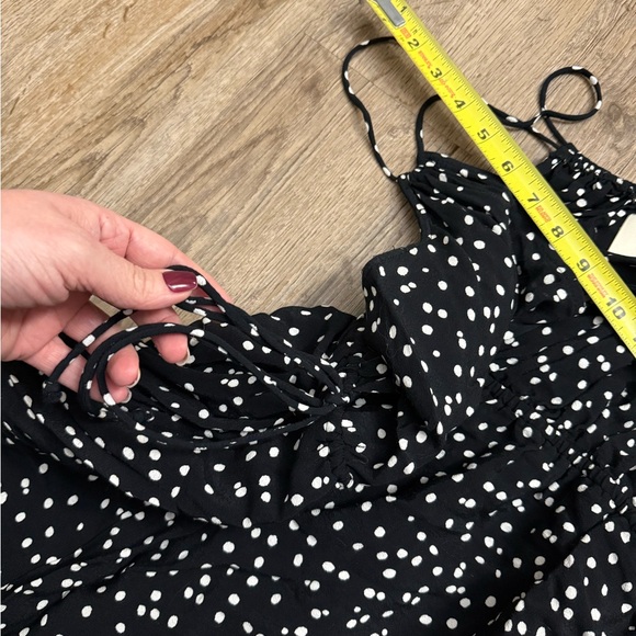 Anthropologie • Maeve • Finley Polka Dot Wide Leg Jumpsuit - Picture 7 of 14
